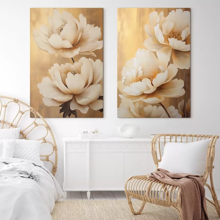 murales Peonías m00772