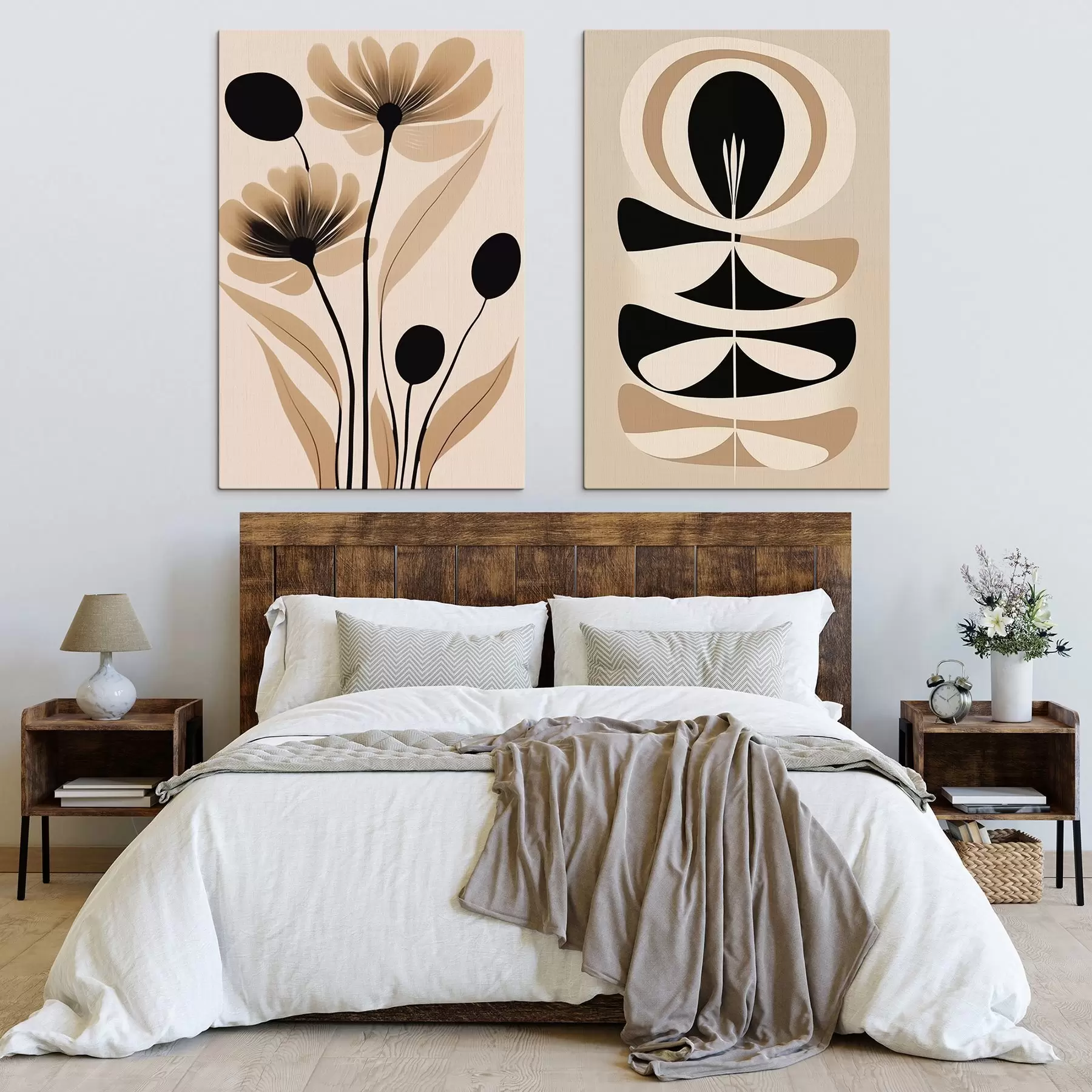 wall murals Abstract flowers m00773