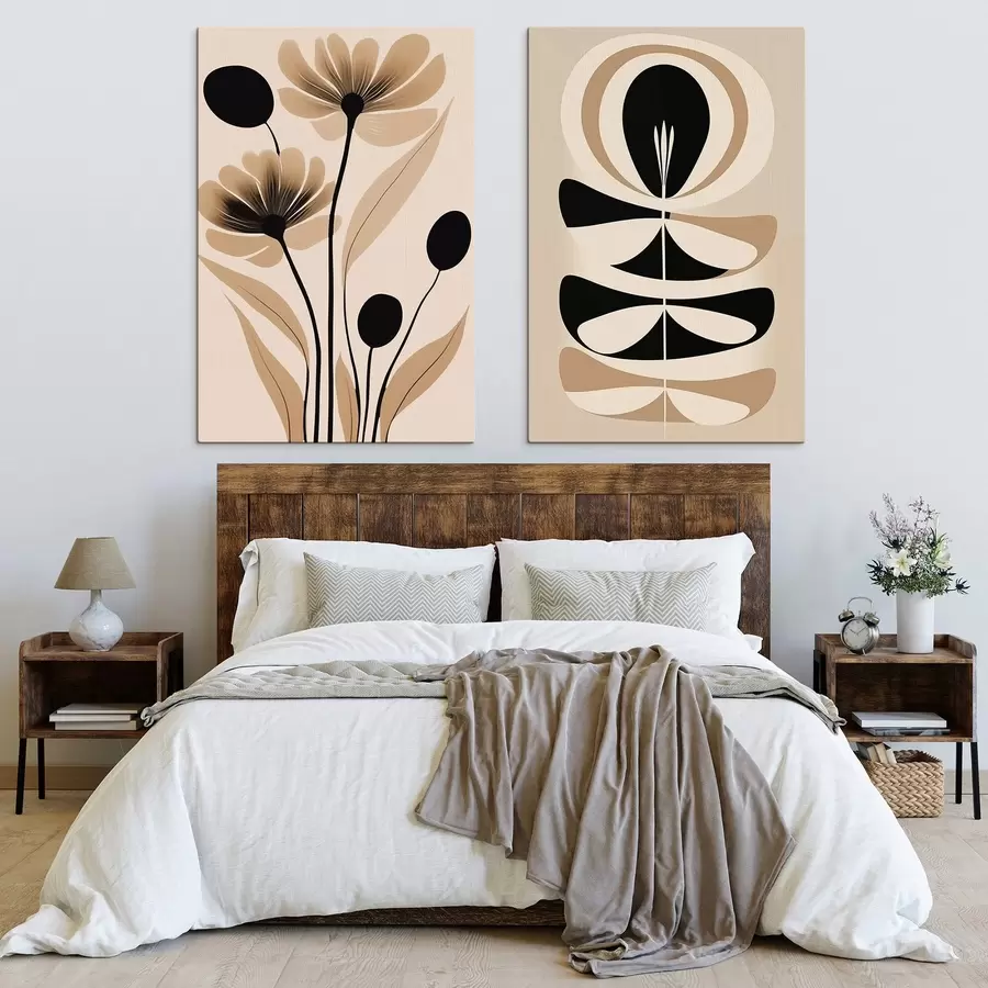 murales flores abstractas m00773