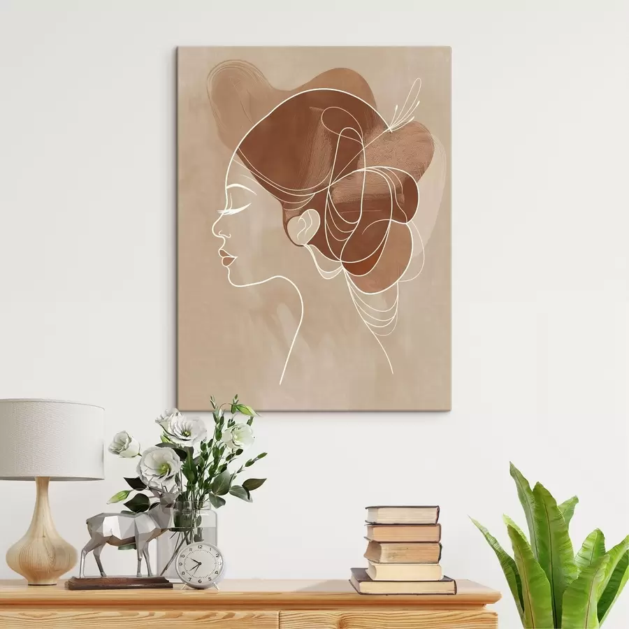 wall murals Abstract composition, girl s45655