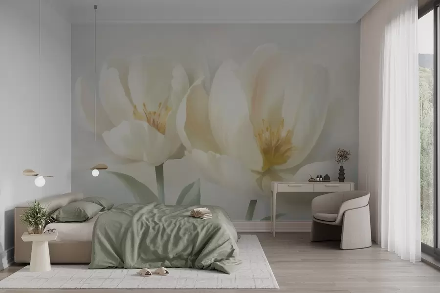 Wall Mural Photo Wallpaper Flowers in bloom w04652