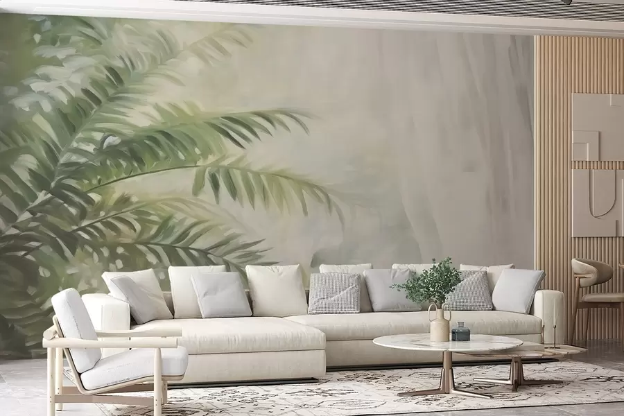 wall murals Fern leaves w04655