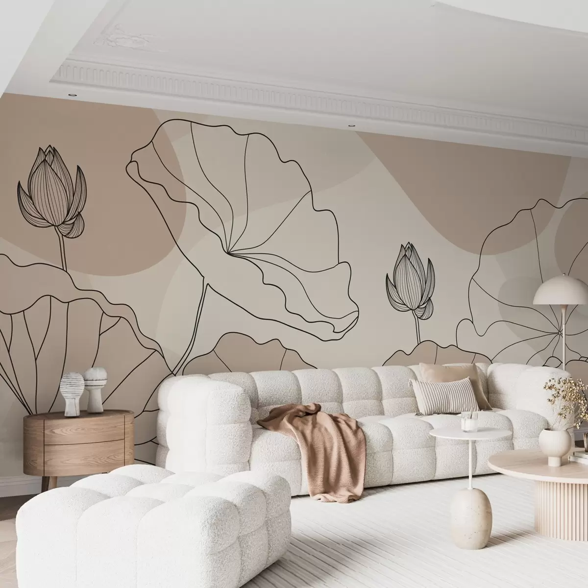 Wall Mural Photo Wallpaper Lotus flowers w04648