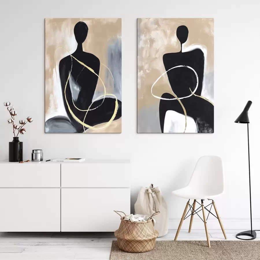 wall murals Abstract silhouettes m00719