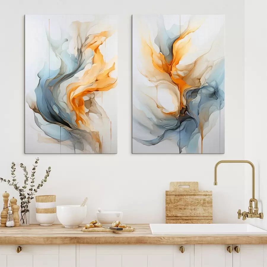 murales Abstracción líquida m00781