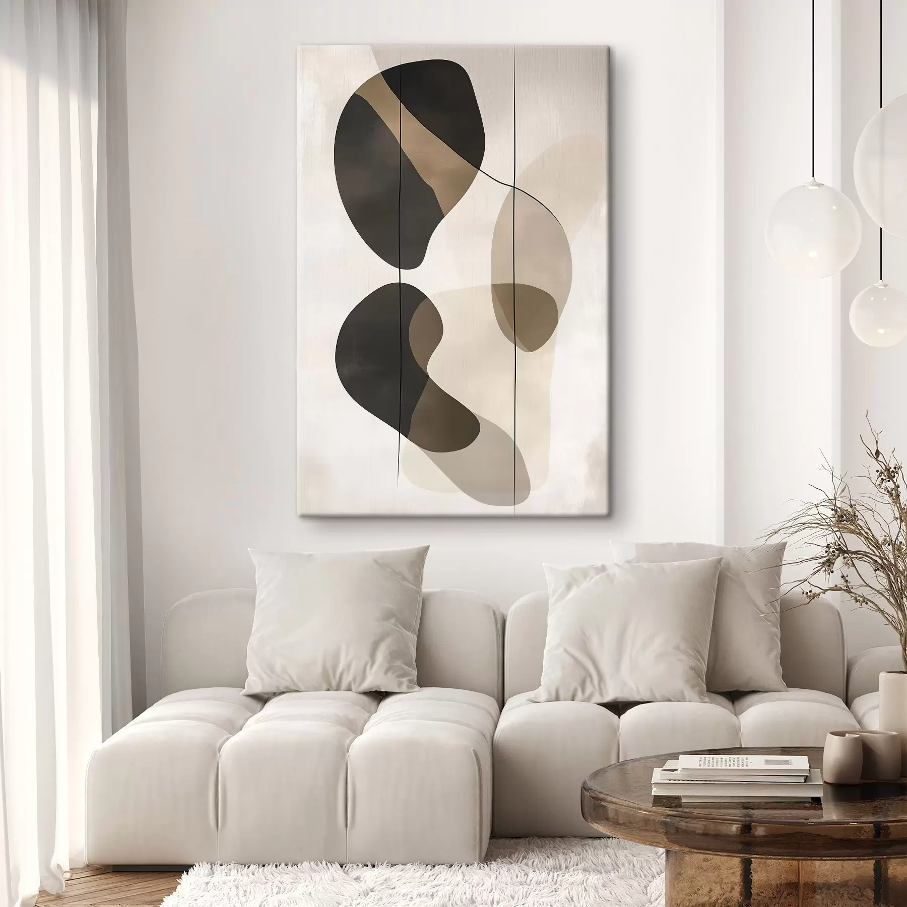 murales Formas abstractas flotantes s45991
