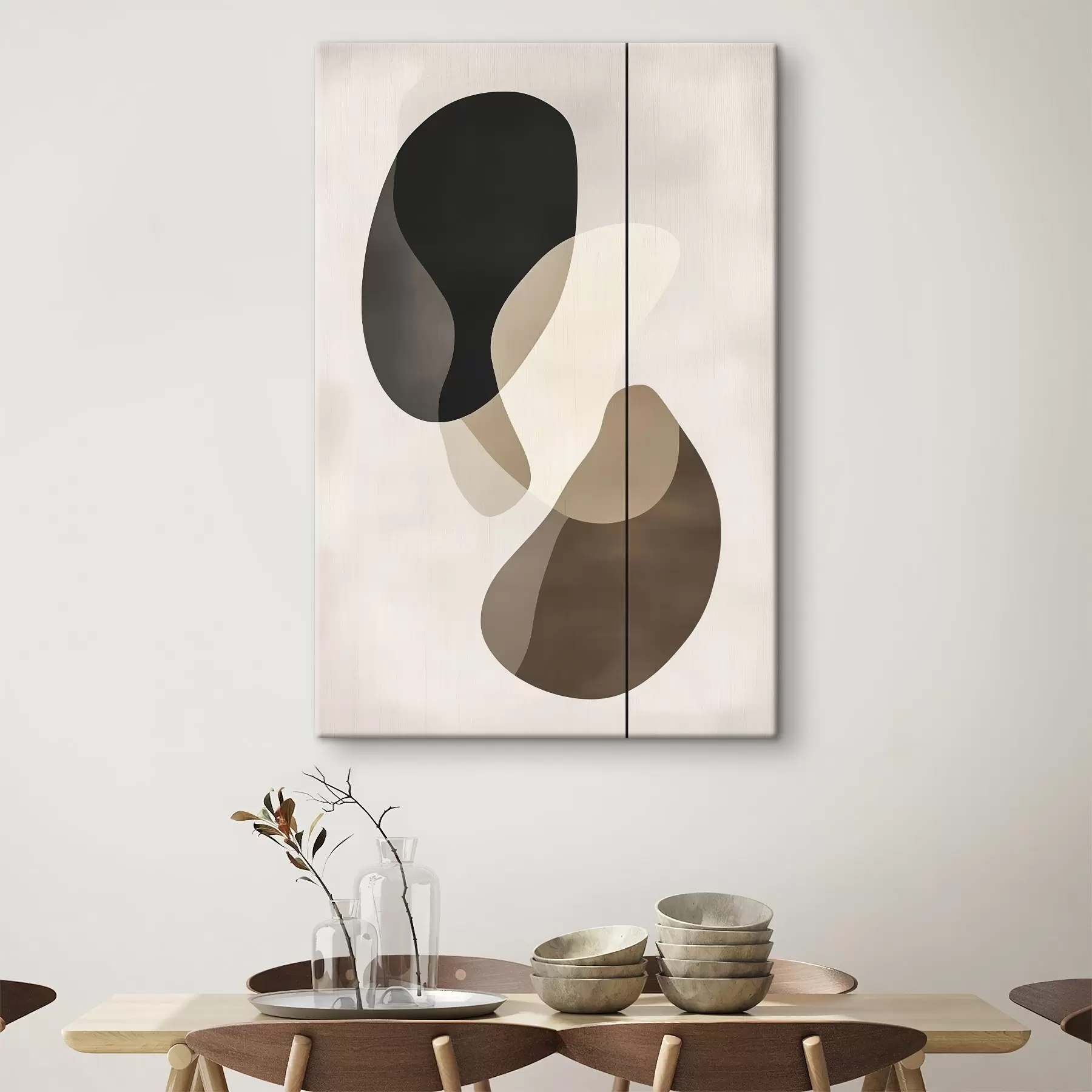 murales Formas abstractas flotantes s45994