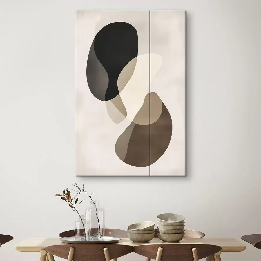 murales Formas abstractas flotantes s45994