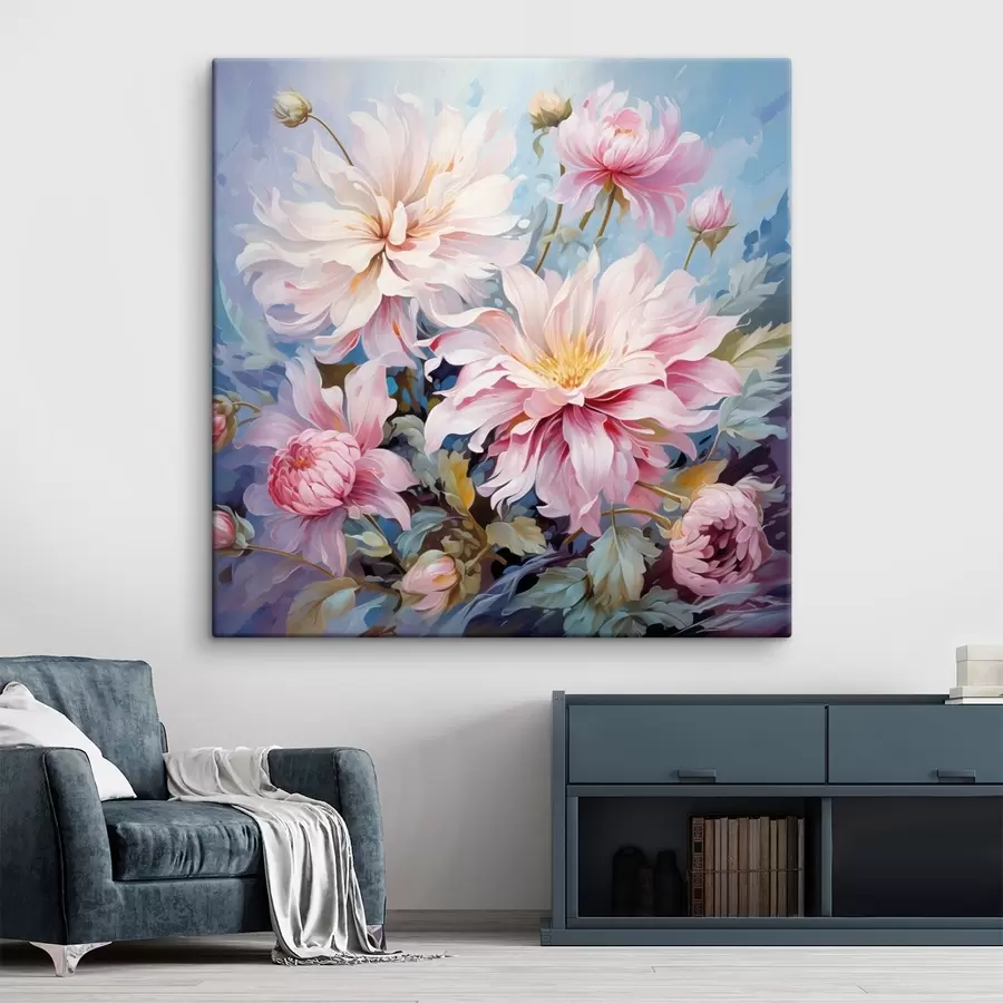 wall murals Delicate bouquet in watercolor style s45737