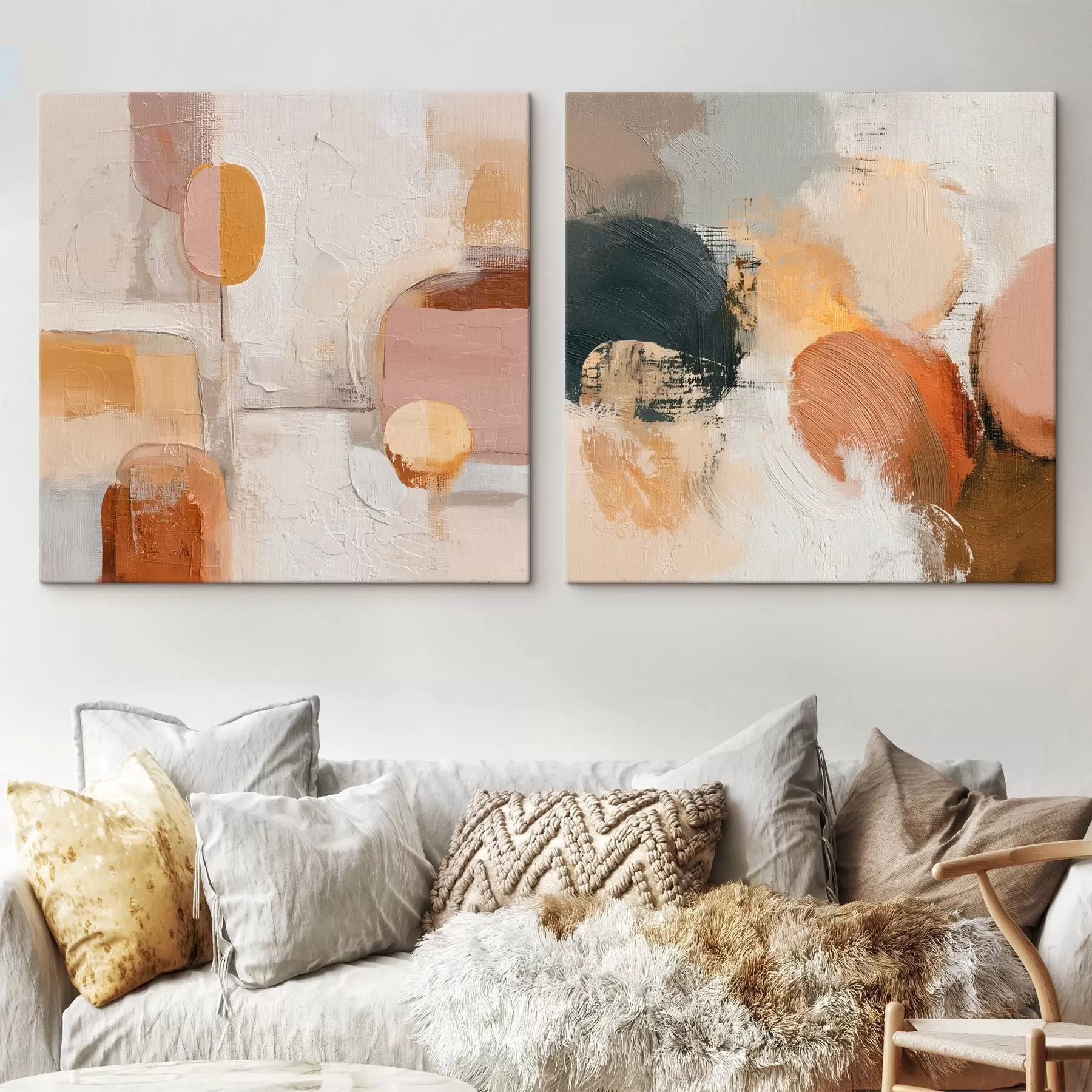 wall murals Geometry of calm in abstraction style m00747