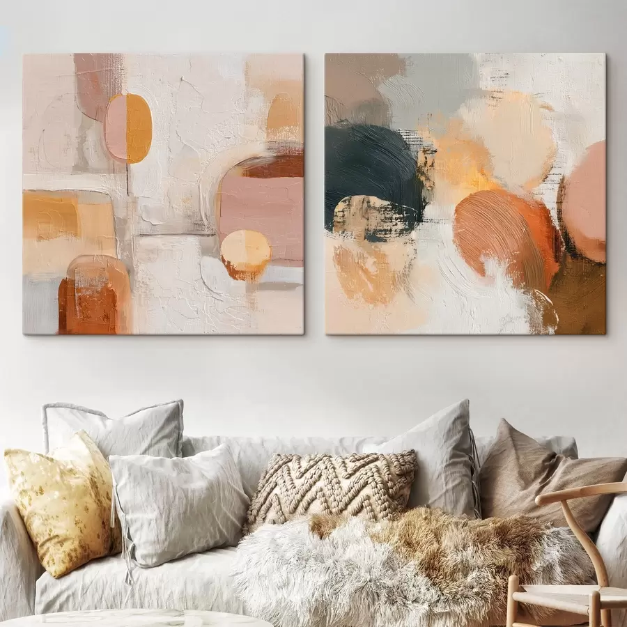 wall murals Geometry of calm in abstraction style m00747