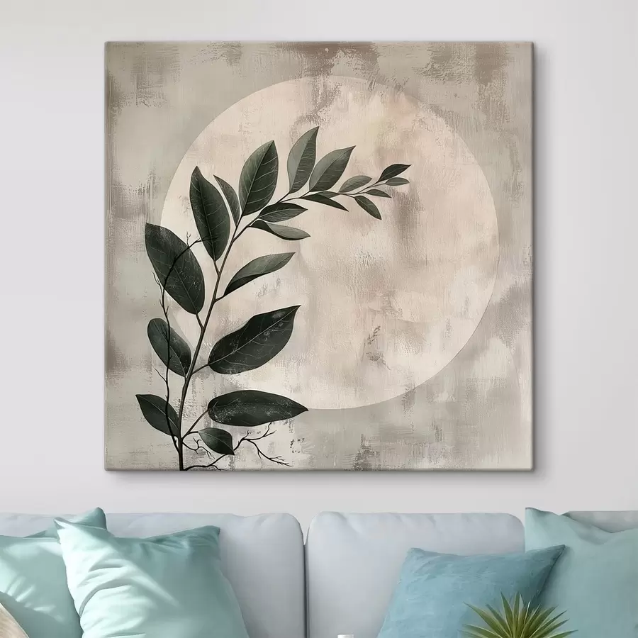 wall murals Leaves s46047