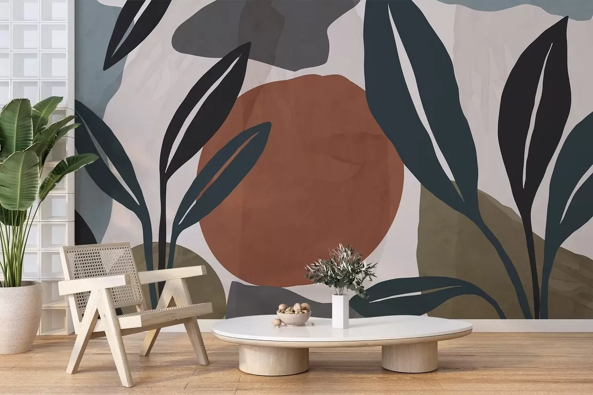 peintures murales Résumé Botanica w04592