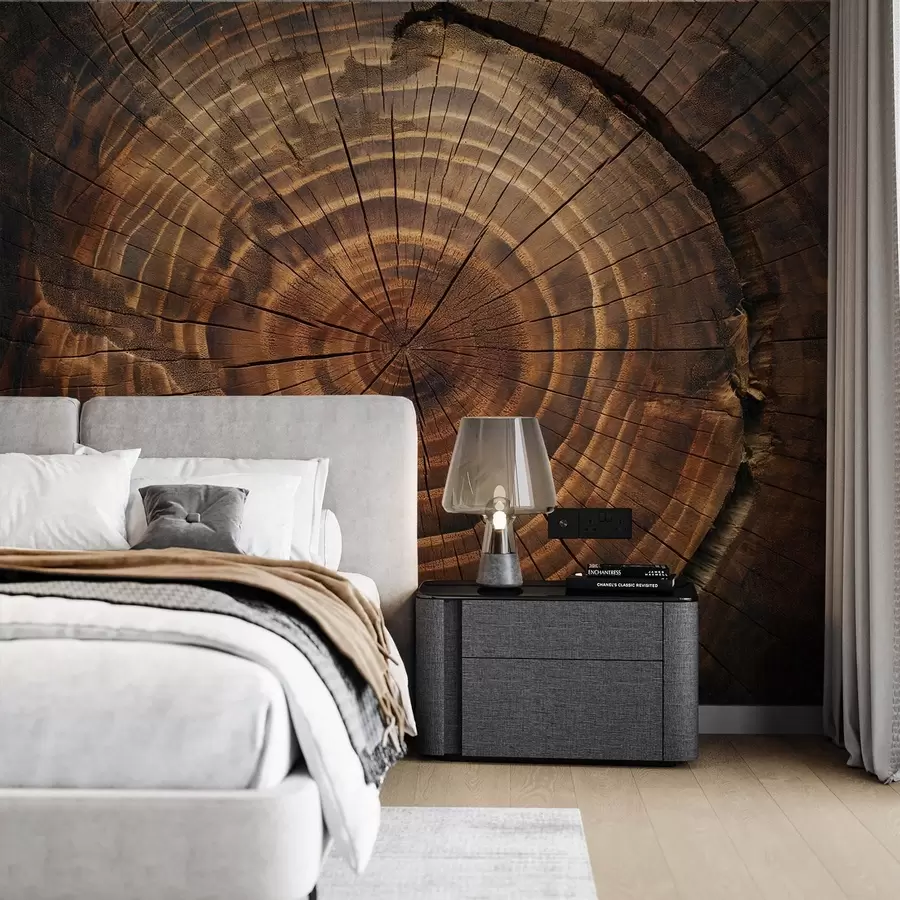Wall Mural Photo Wallpaper Tree Rings w04642