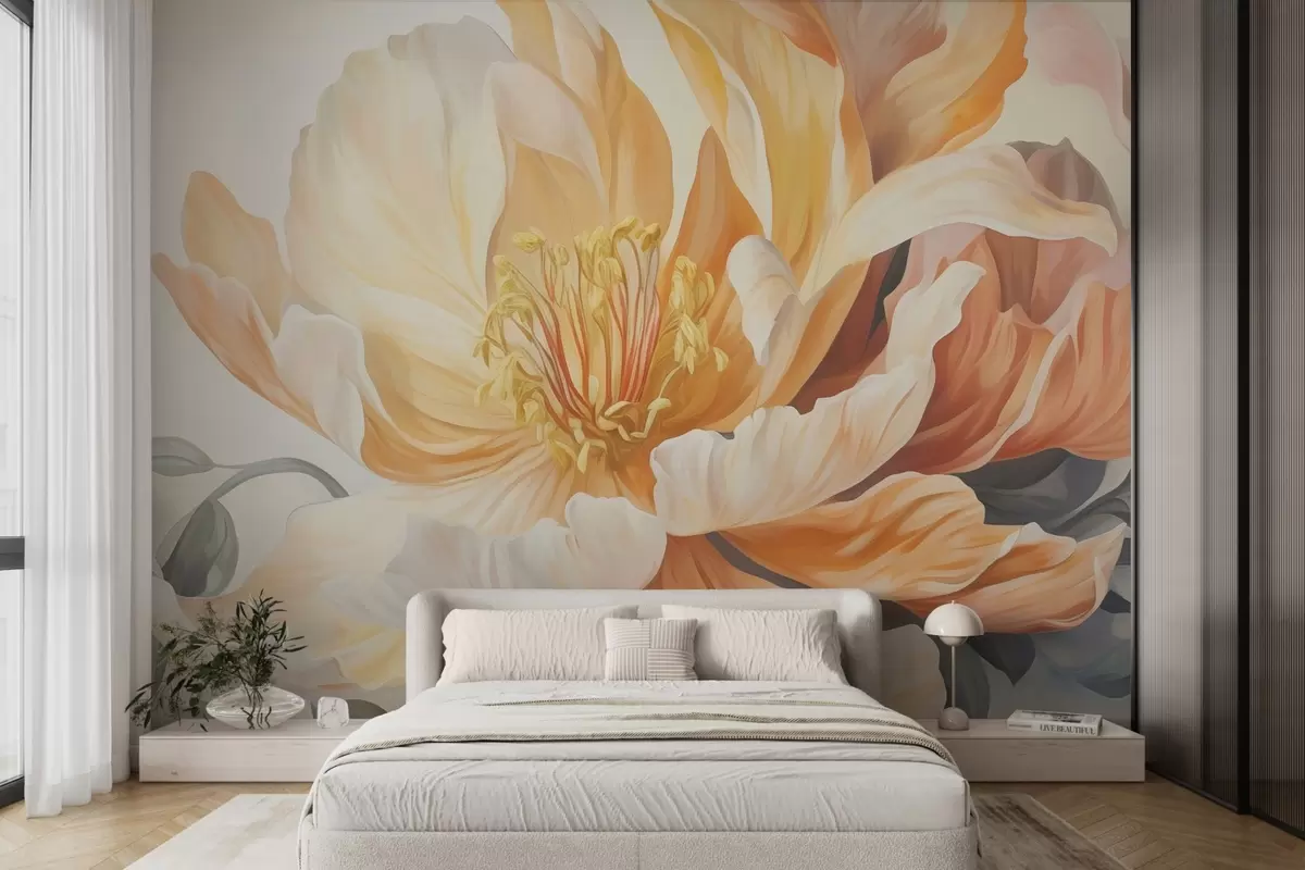 Wall Mural Photo Wallpaper Blossoming flower w04686