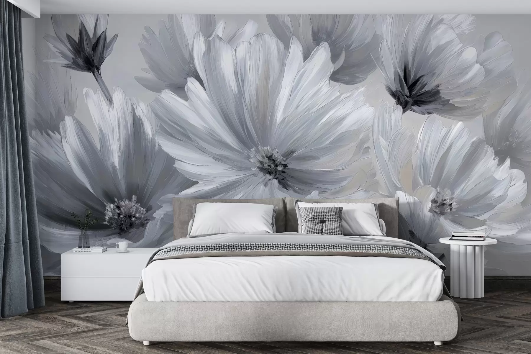Wall Mural Photo Wallpaper Abstract flowers w04670