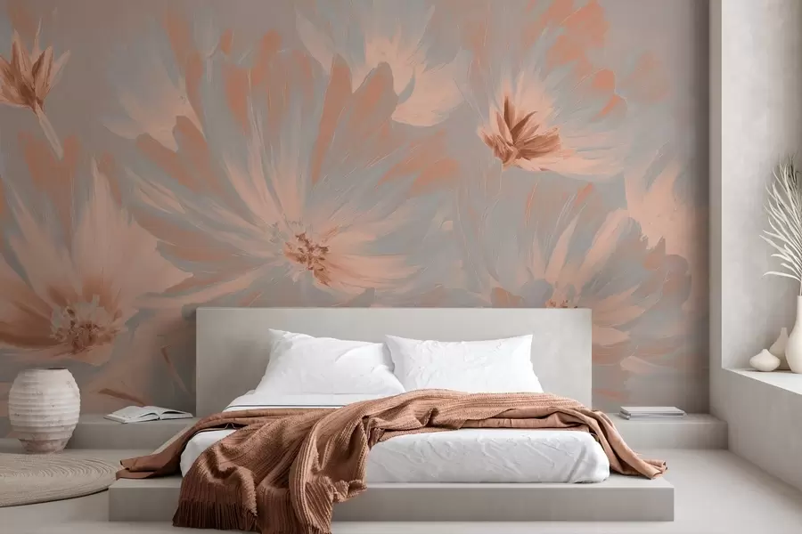 murales flores abstractas w04670v1