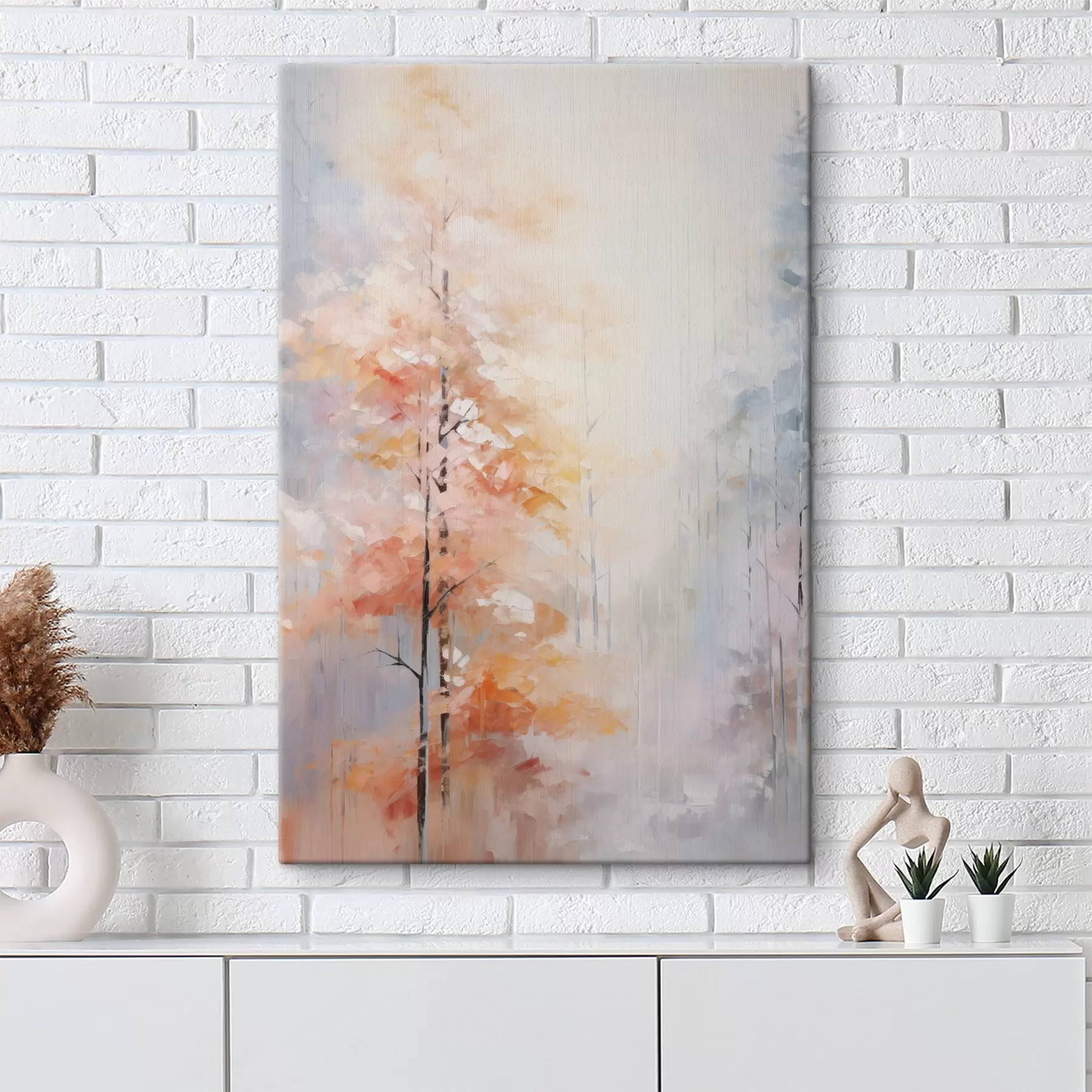 wall murals Autumn forest imitation painting s46122