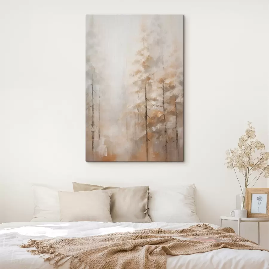 murales Árboles en el bosque imitación de pintura s46123