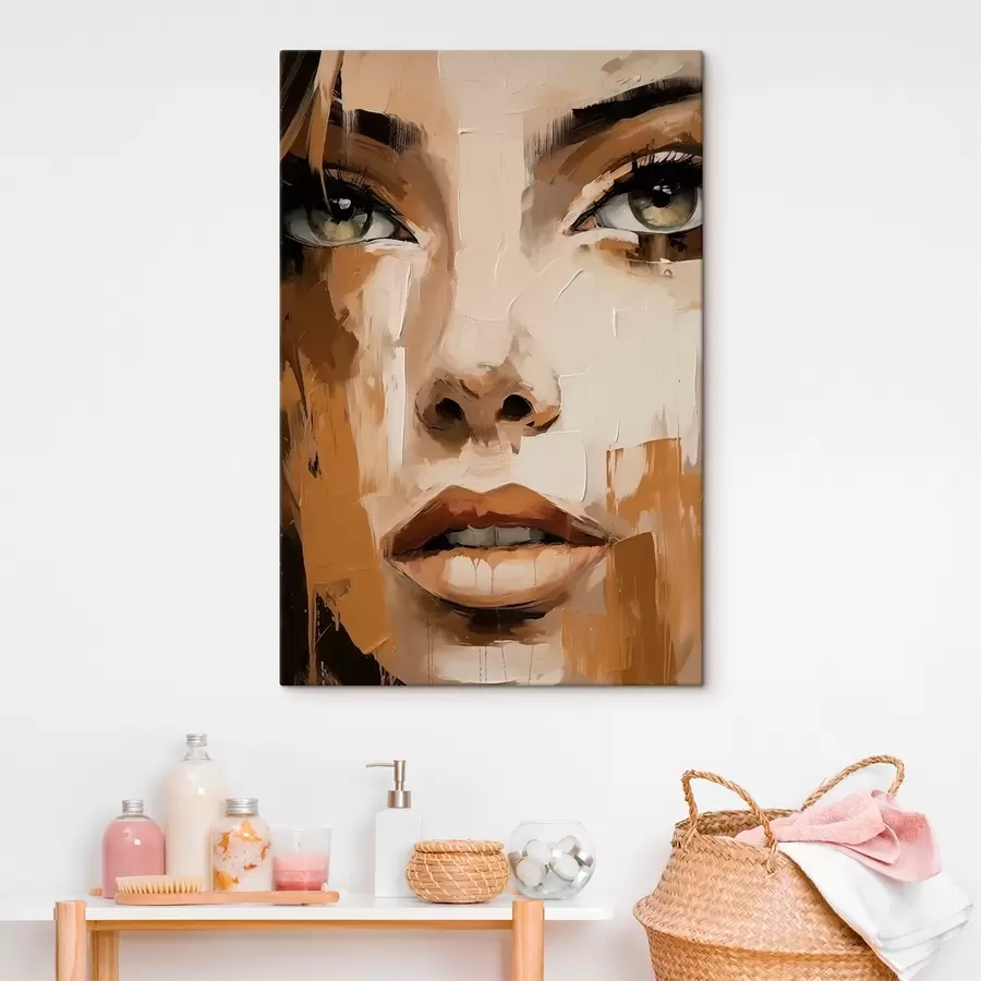 murales Retrato femenino abstracto s46228