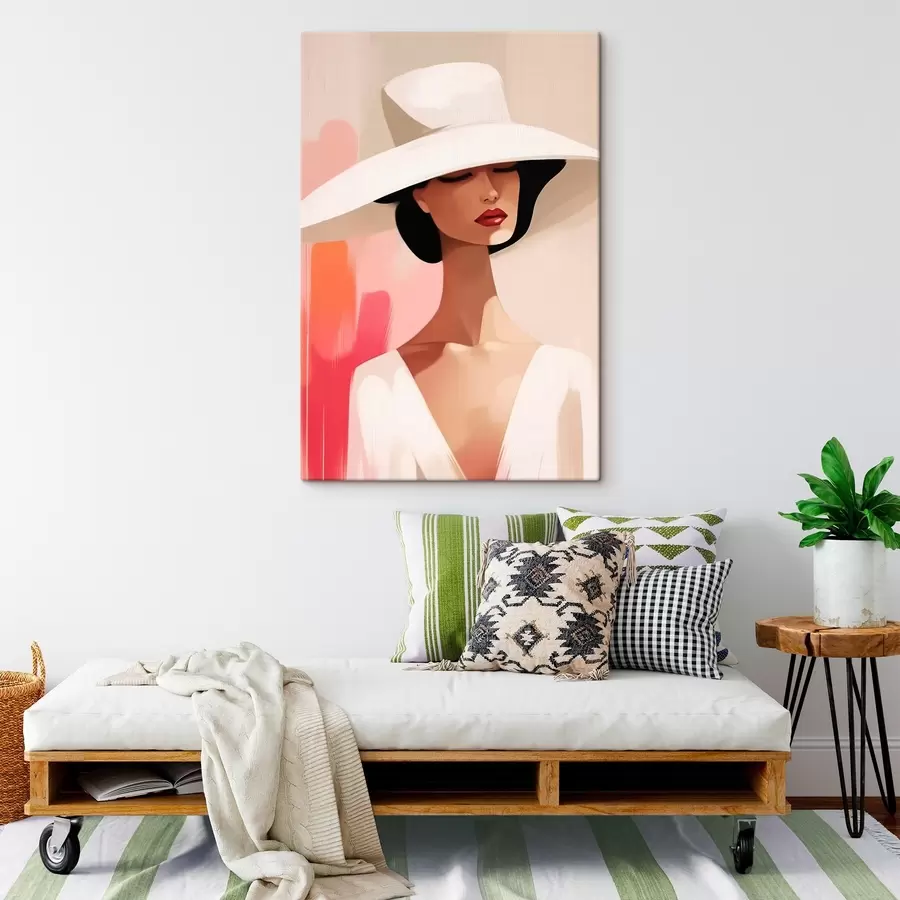 murales Mujer con sombrero s46229