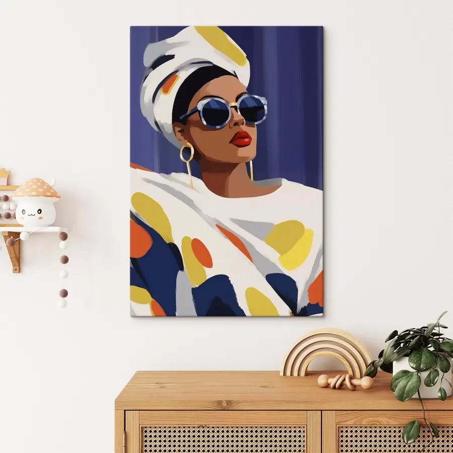 murales Mujer con gafas s46231