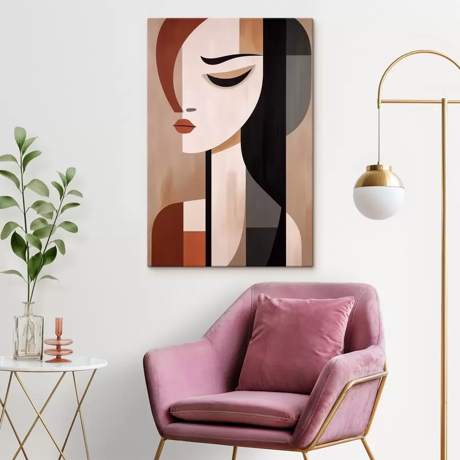 wall murals Abstract faces s46242