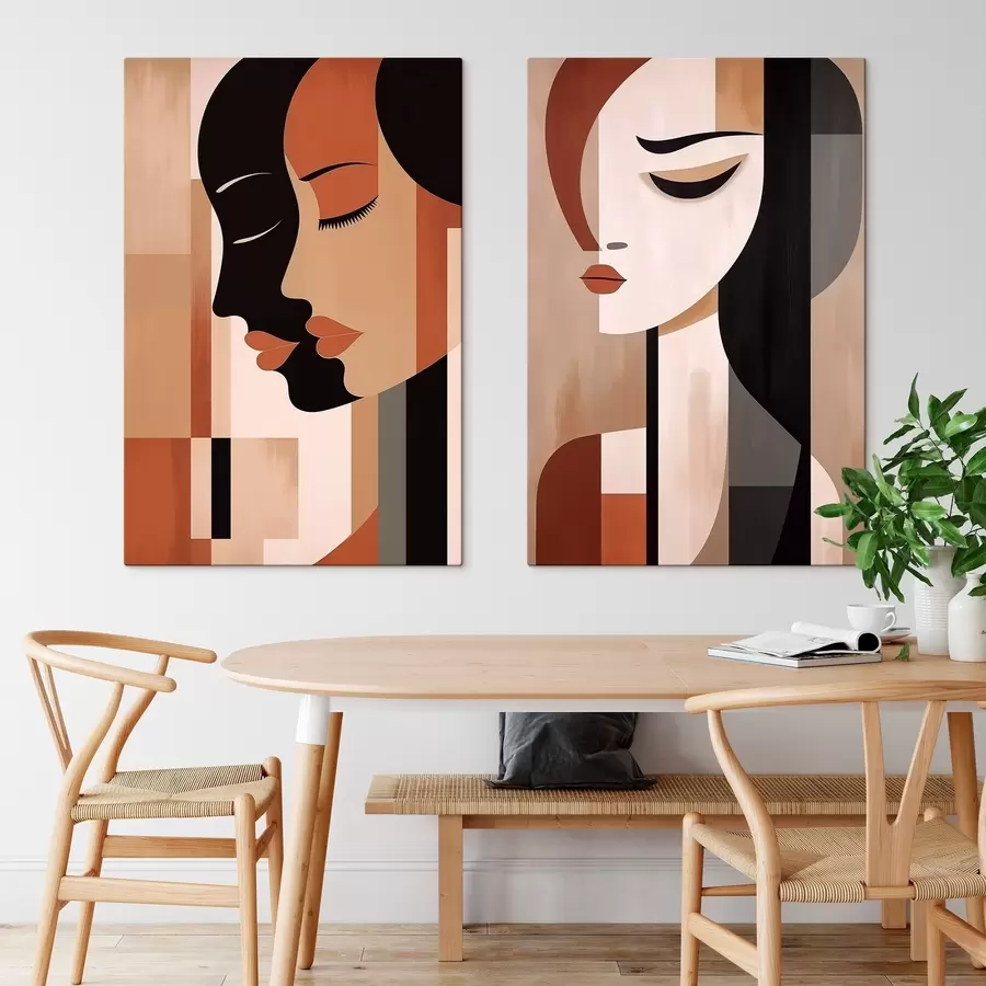 murales Caras abstractas m00847