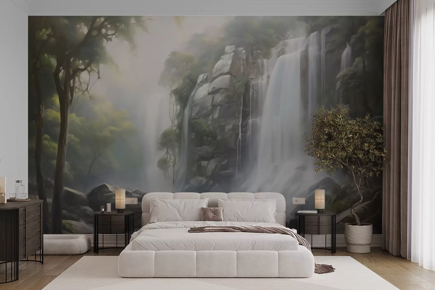 murais de parede Cascata w04721