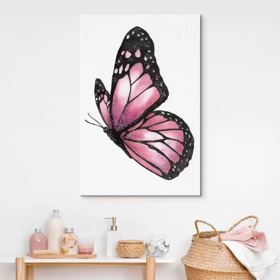 murales Mariposa lujosa, imitación acuarela s46074