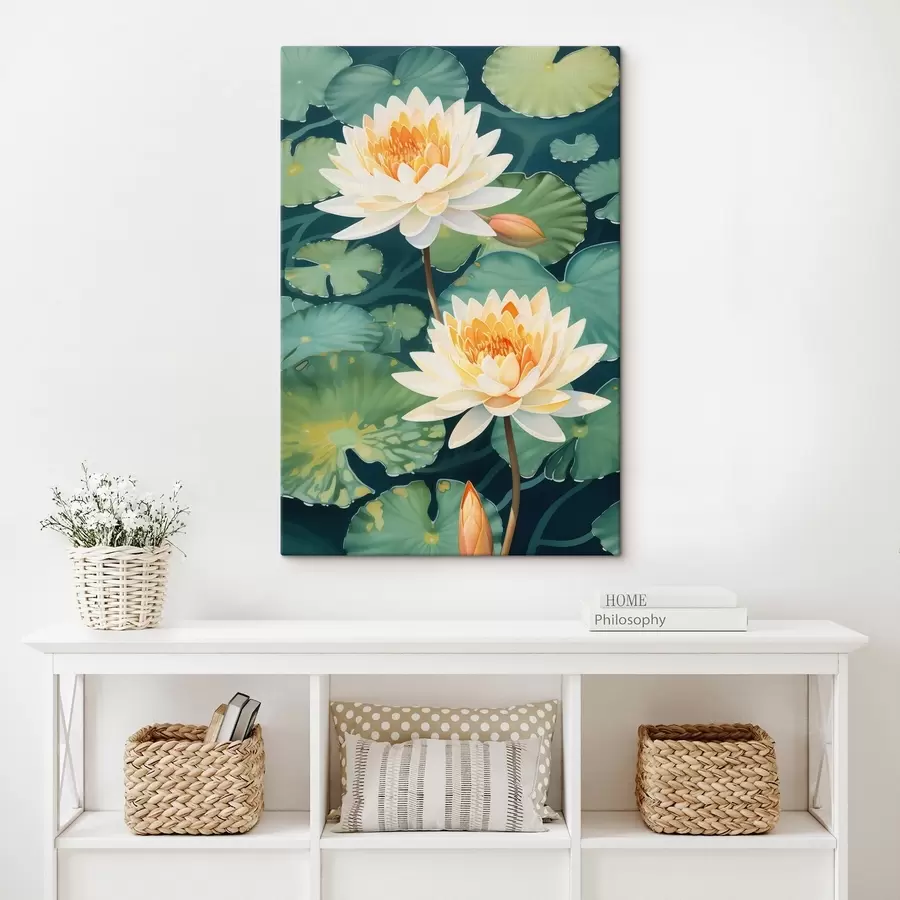 wall murals Large lotus s46088