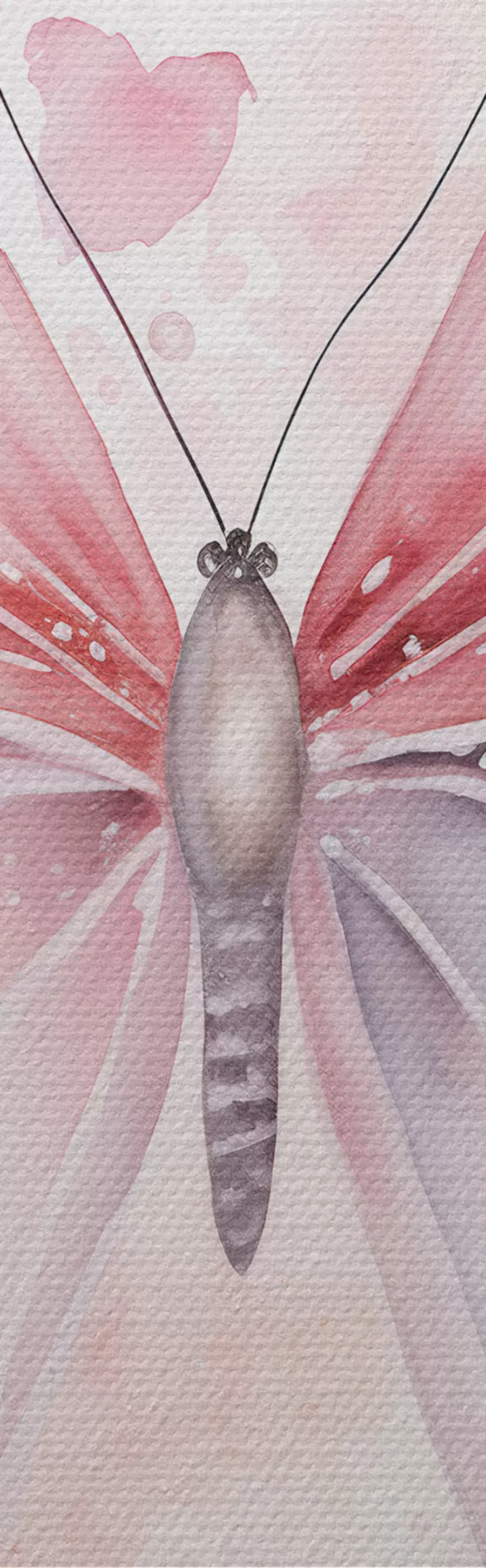 murales Varias mariposas rosas m00864