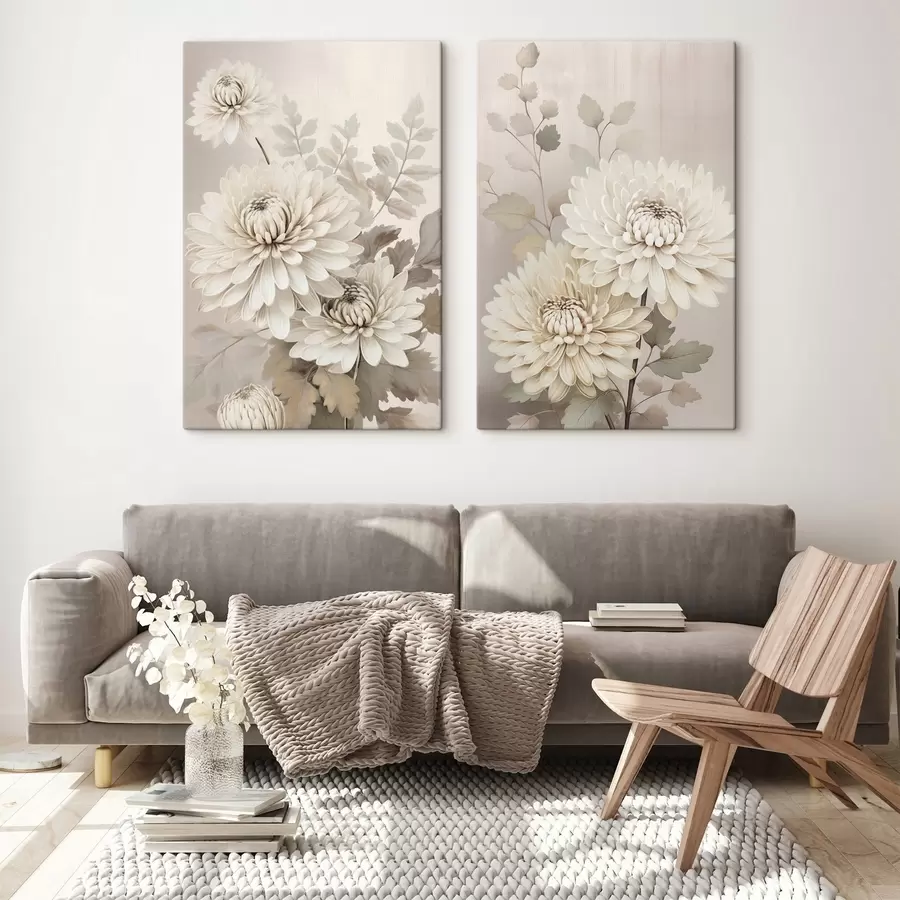 wall murals Abstract chrysanthemums m00856