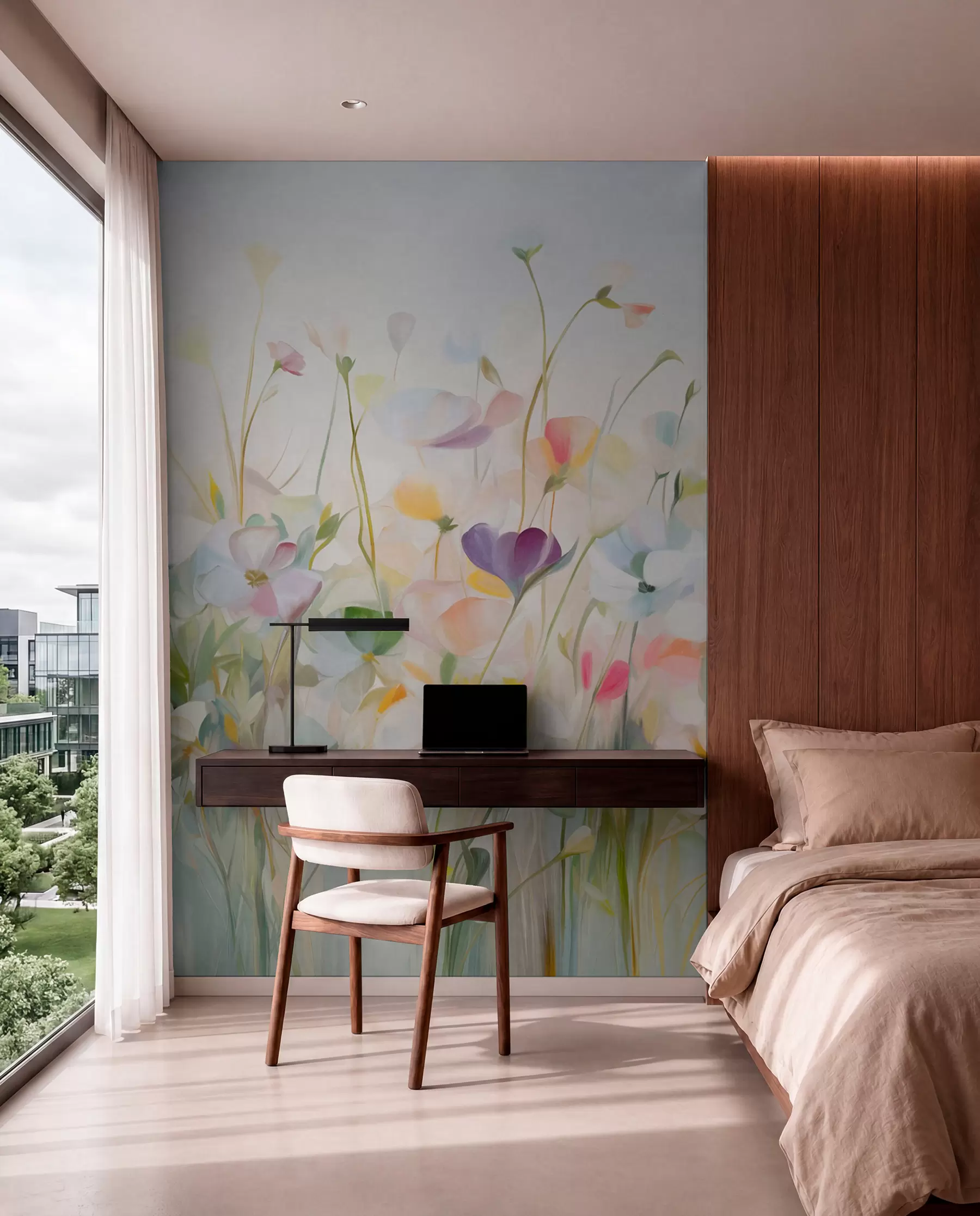 Wall Mural Photo Wallpaper Wildflower Color Study w09466