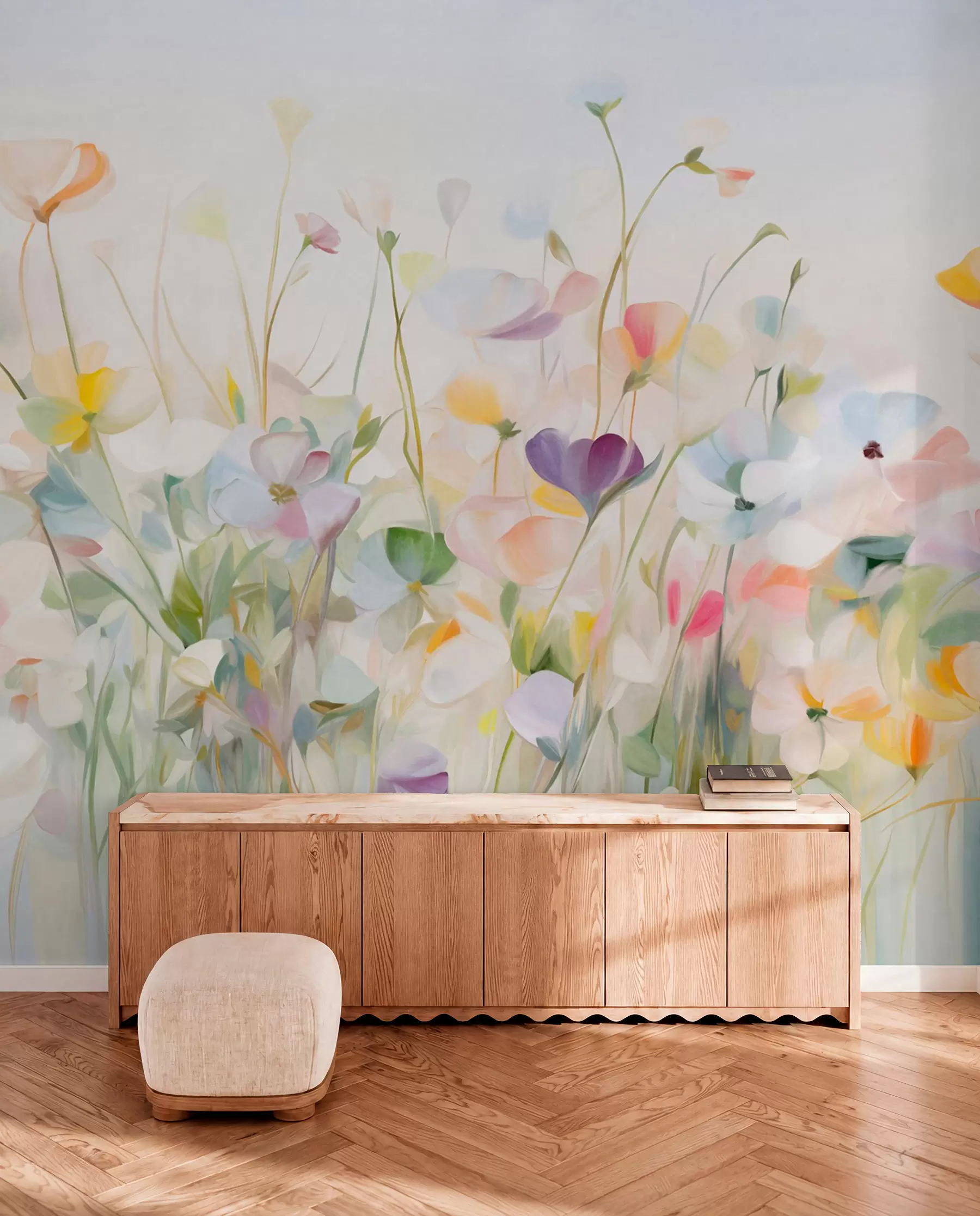 Wall Mural Photo Wallpaper Wildflower Color Study w09466