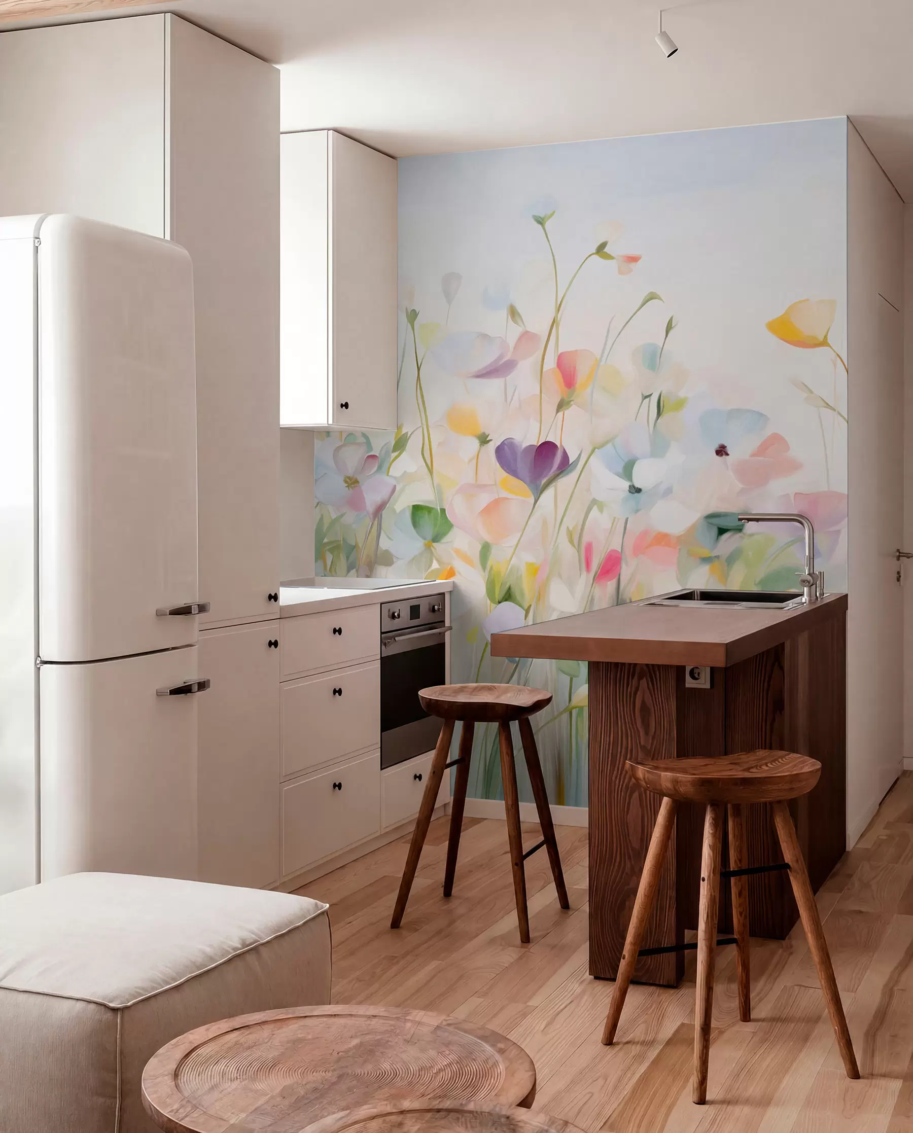 murales Estudio de flores silvestres w09466