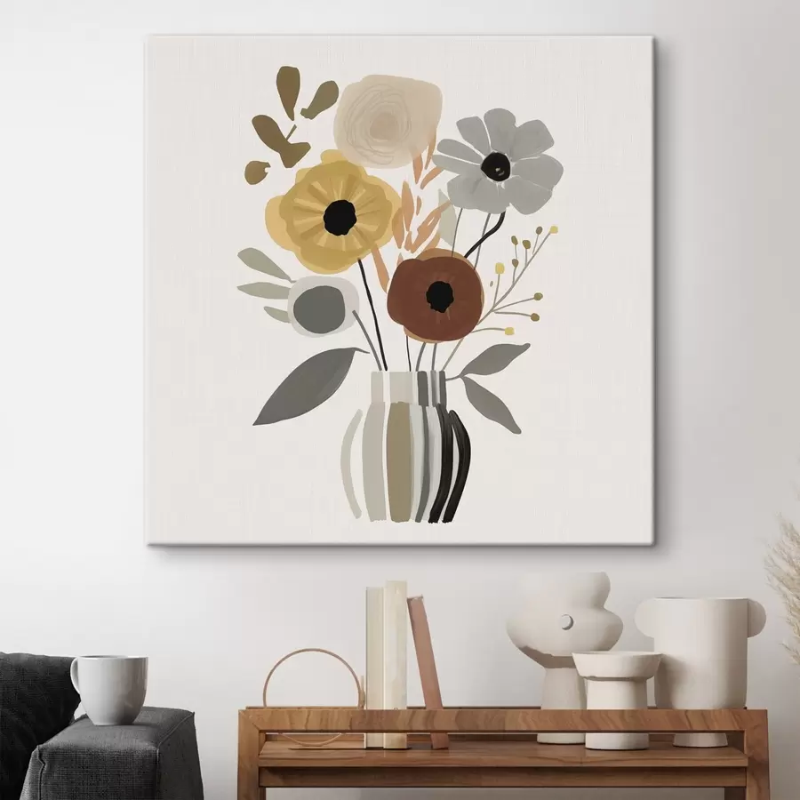 wall murals Flowers in a vase s46302