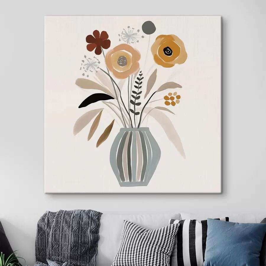 wall murals Flowers in a vase s46303