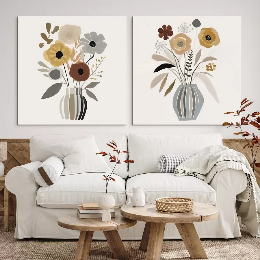 wall murals Flowers in a vase m00872