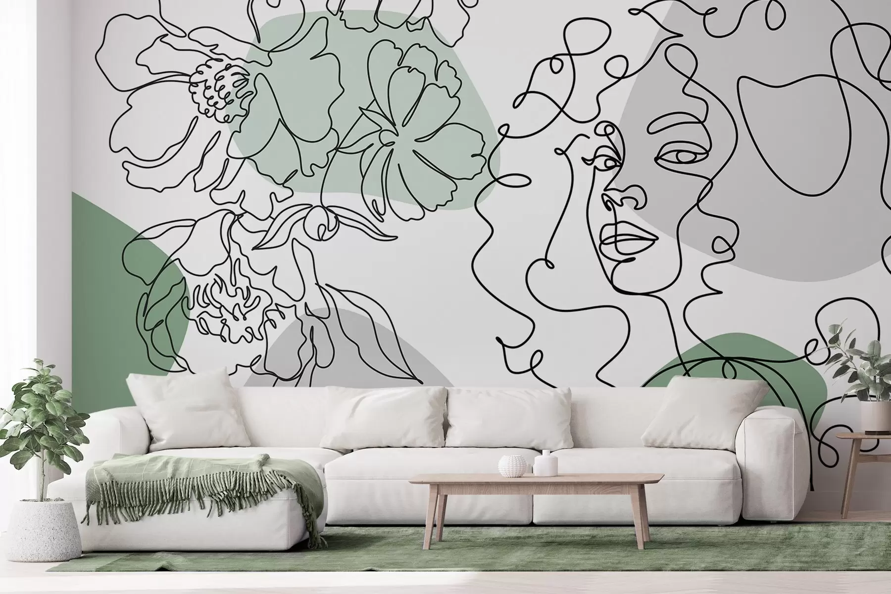 murales Chica en las filas w04724v1