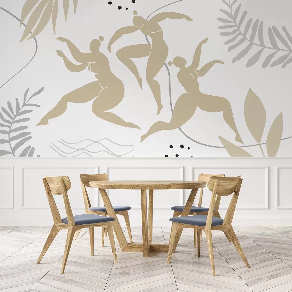 peintures murales Silhouettes abstraites de femmes w04725