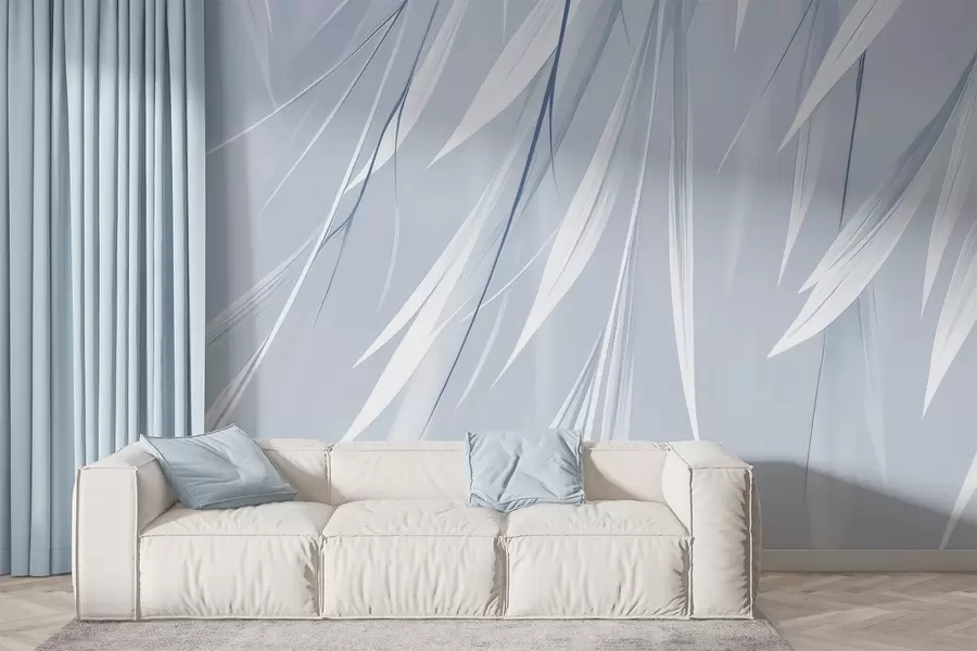 wall murals Hanging thin leaves w04703v2