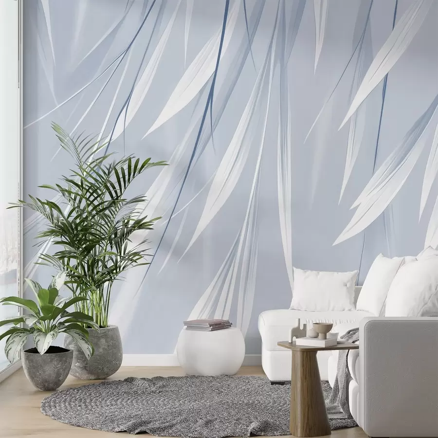 Wall Mural Photo Wallpaper Hanging thin leaves w04703v2