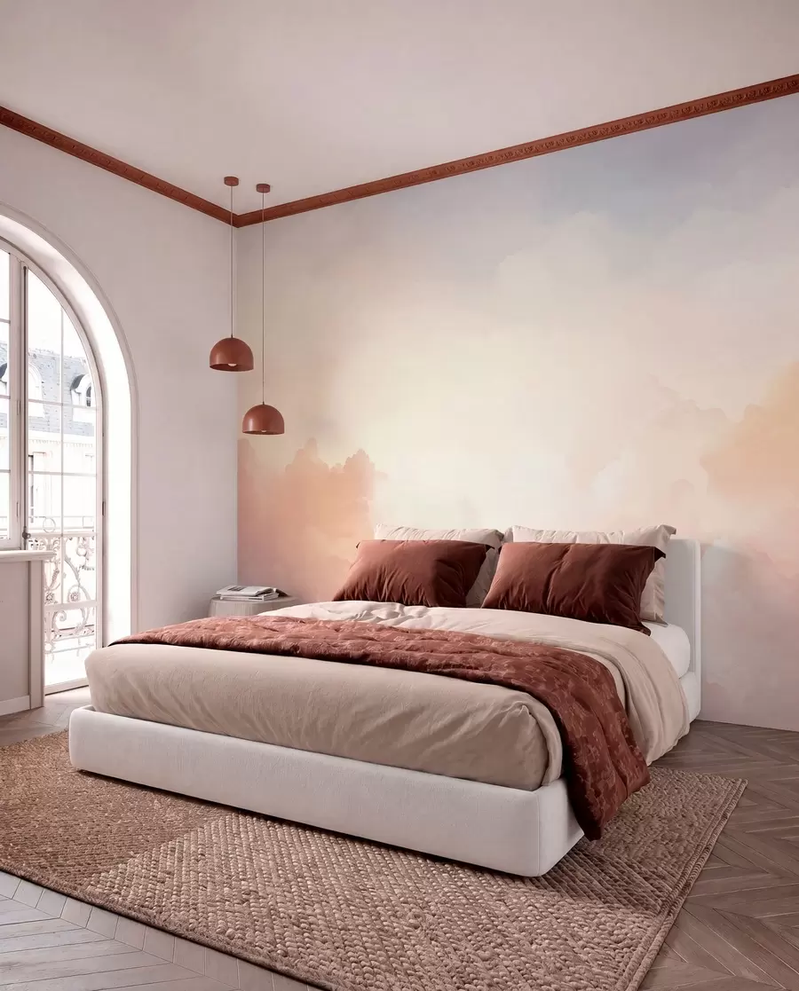 peintures murales Nuages w04744