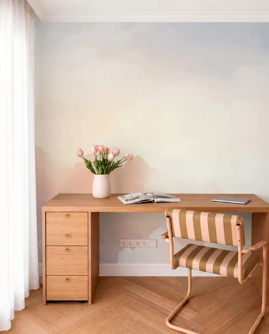 peintures murales Nuages w04744
