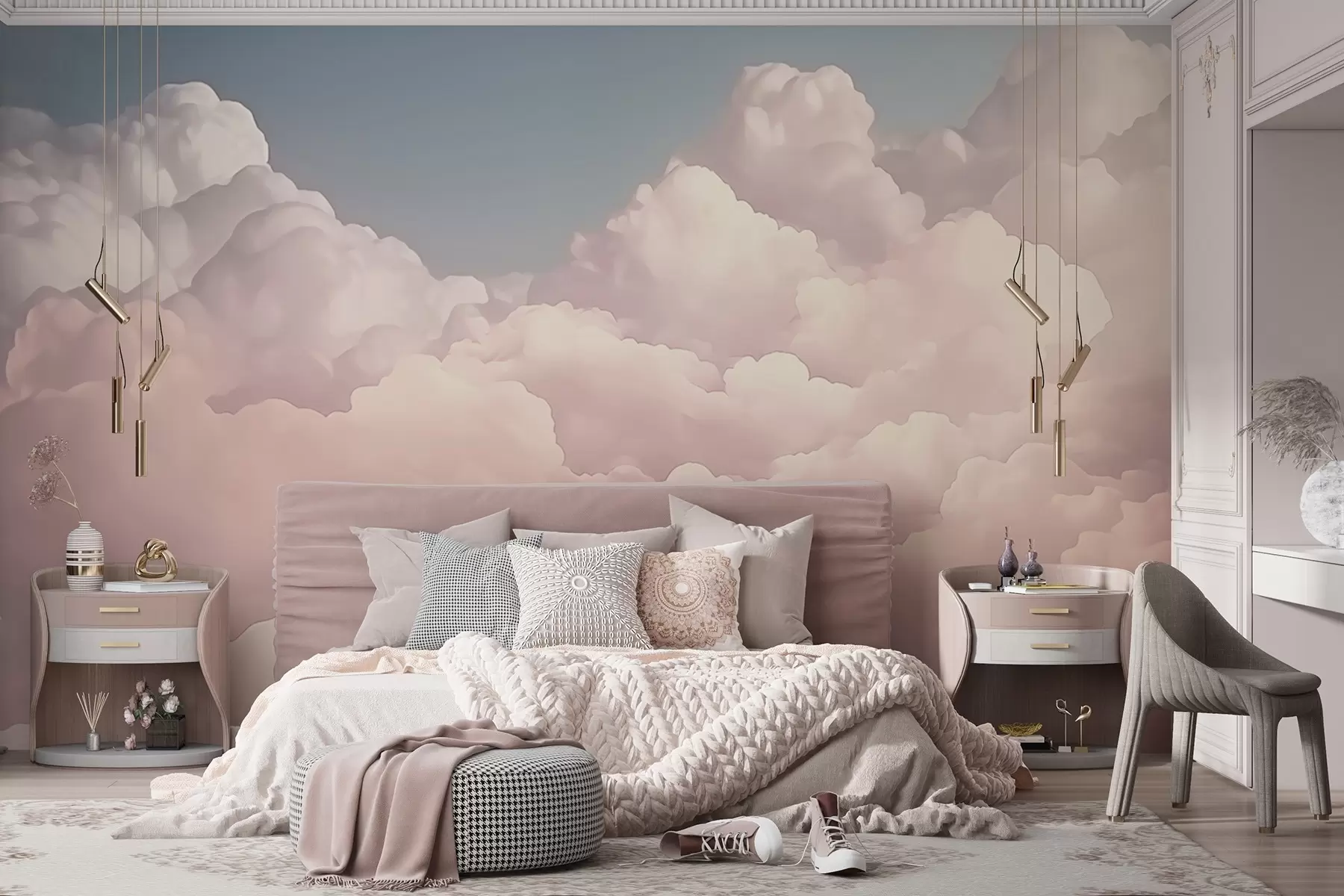Wall Mural Photo Wallpaper Clouds w04750