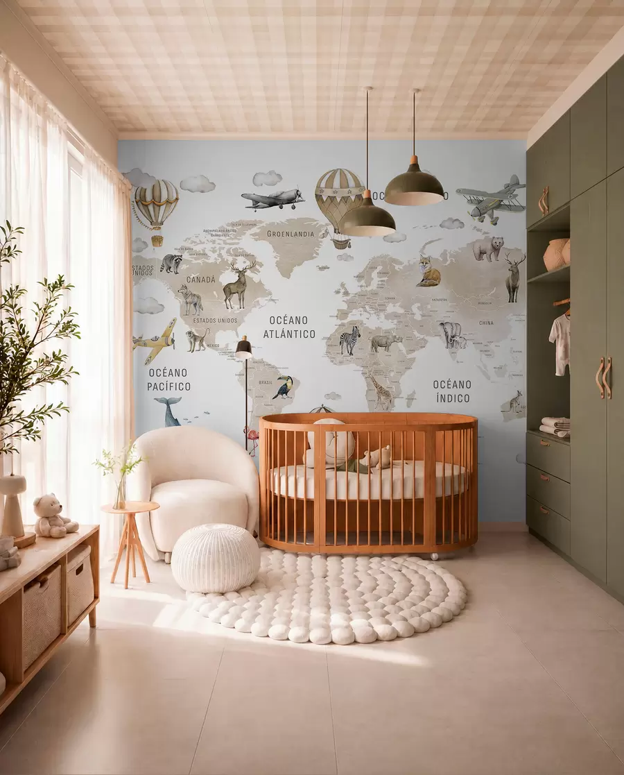 wall murals Beige Atlas in Spanish c00001esv2