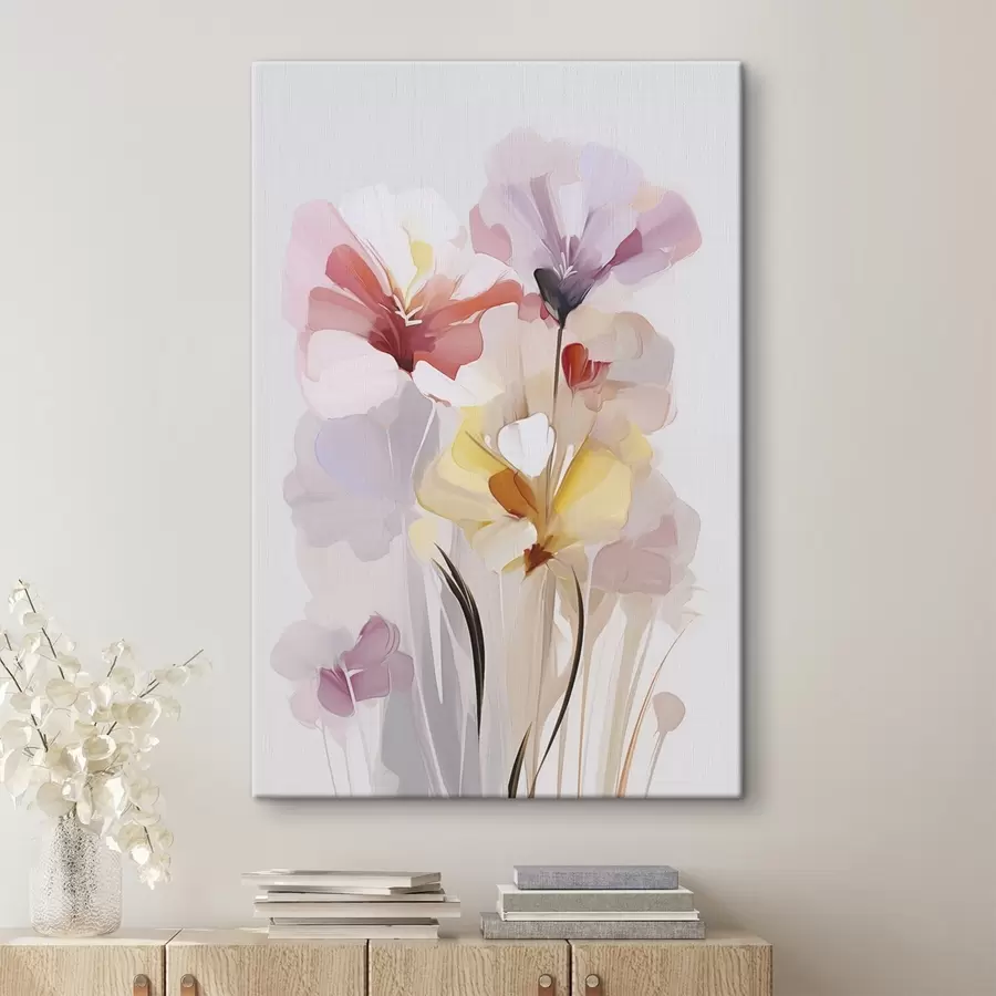 wall murals Abstract bouquet of flowers s46354