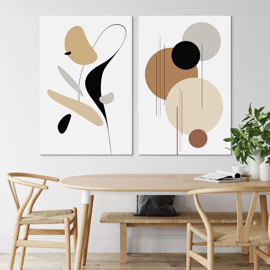 wall murals Abstract geometric composition m00908