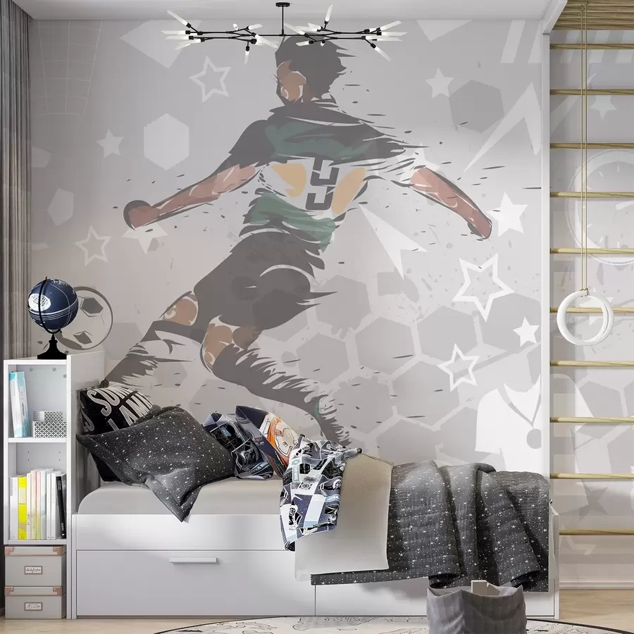 Wall Mural Photo Wallpaper Soccer player, sports w04763